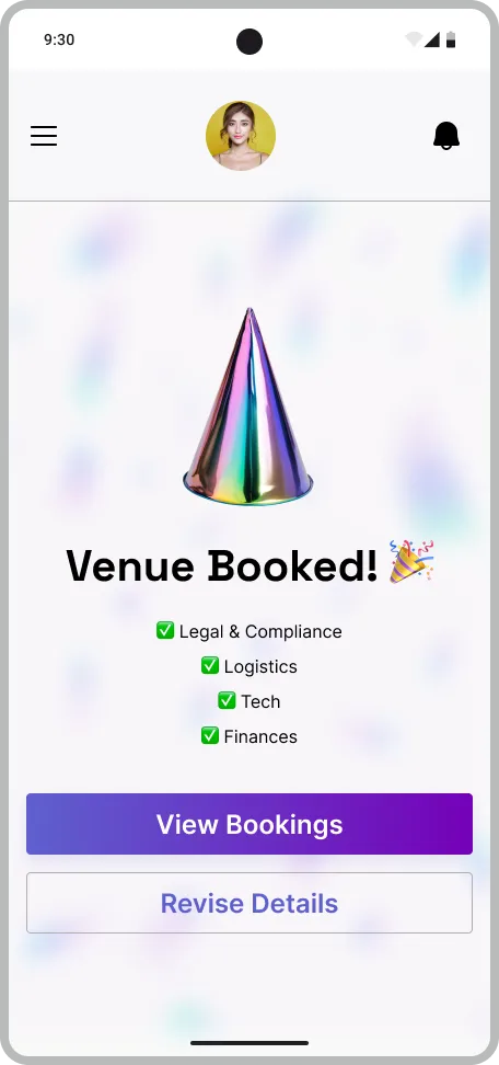 Iridescent ripples of a bright blue and pink liquid